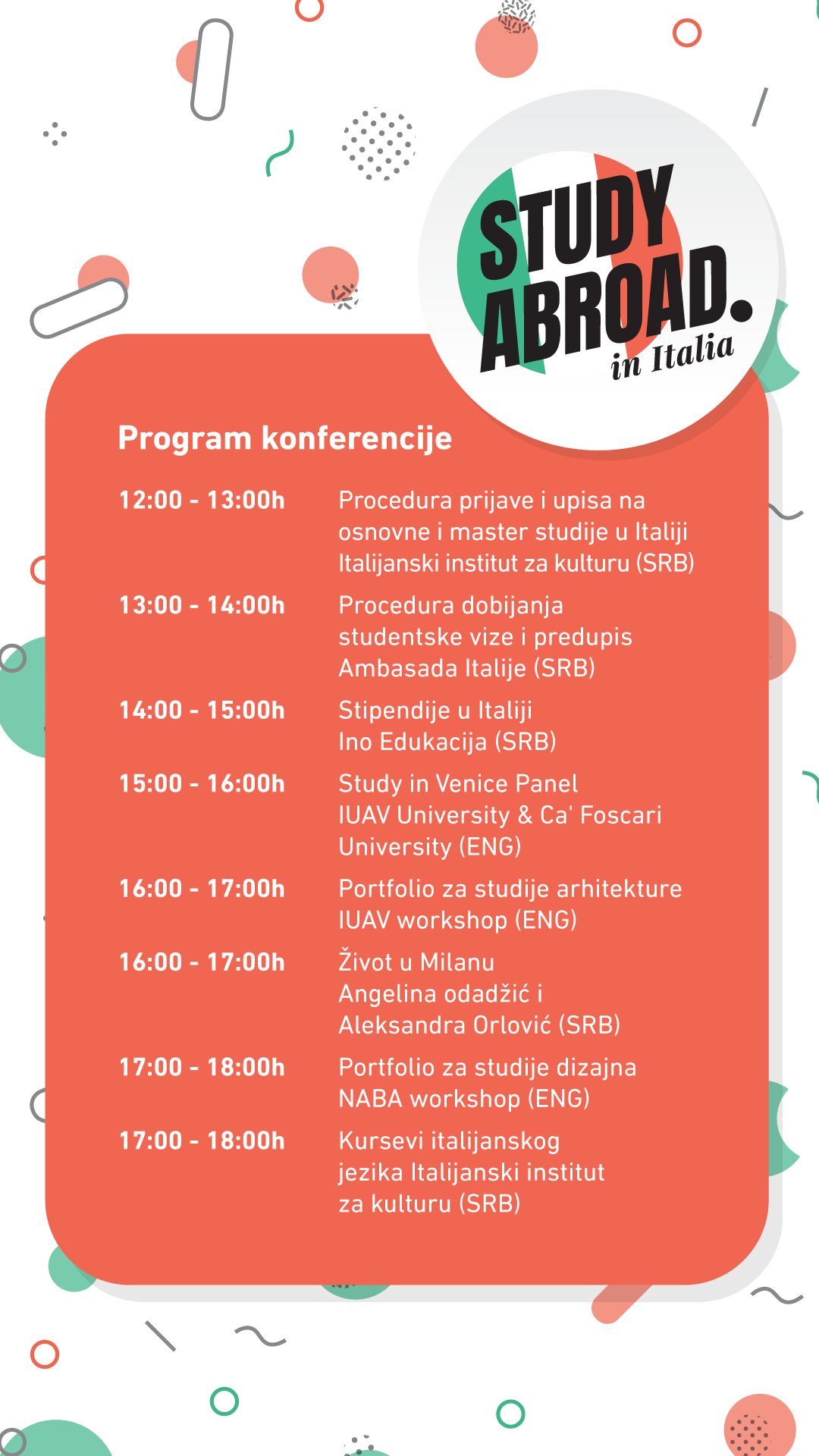 Sajam i konferencija studije i stipendije u Italiji