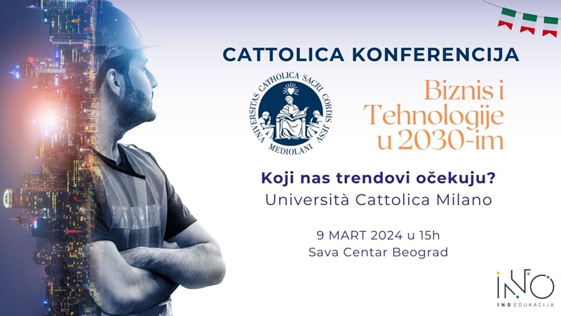 Cattolica Konferencija 9.marta u Sava Centru