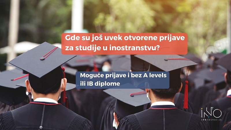 Još uvek možete da se prijavite za studije u inostranstvu