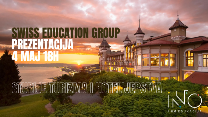 Prezentacija Swiss Education Group u Ino Edukaciji u sredu 4. maja u 18h