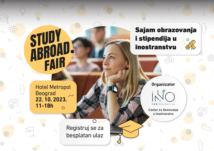 Study Abroad. Fair 2023 - Sajam Obrazovanja i Stipendija u inostranstvu