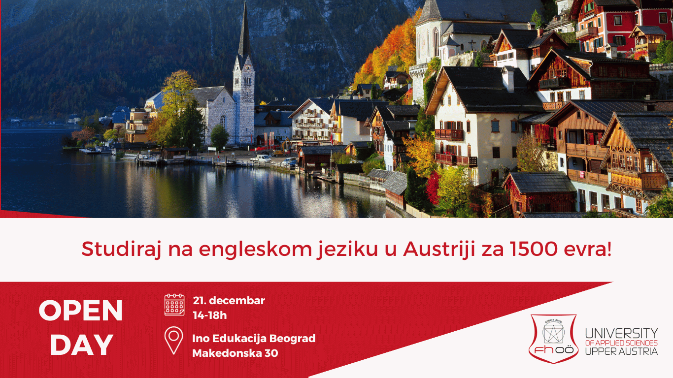 OPEN DAY: Upper Austria University of Applied Sciences – Studiraj u Austriji 